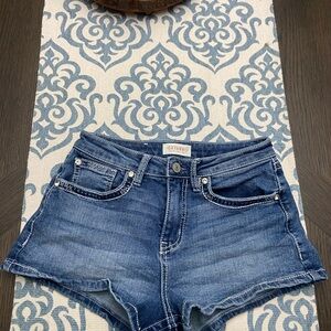 Shyanne Dark Blue Jean Shorts